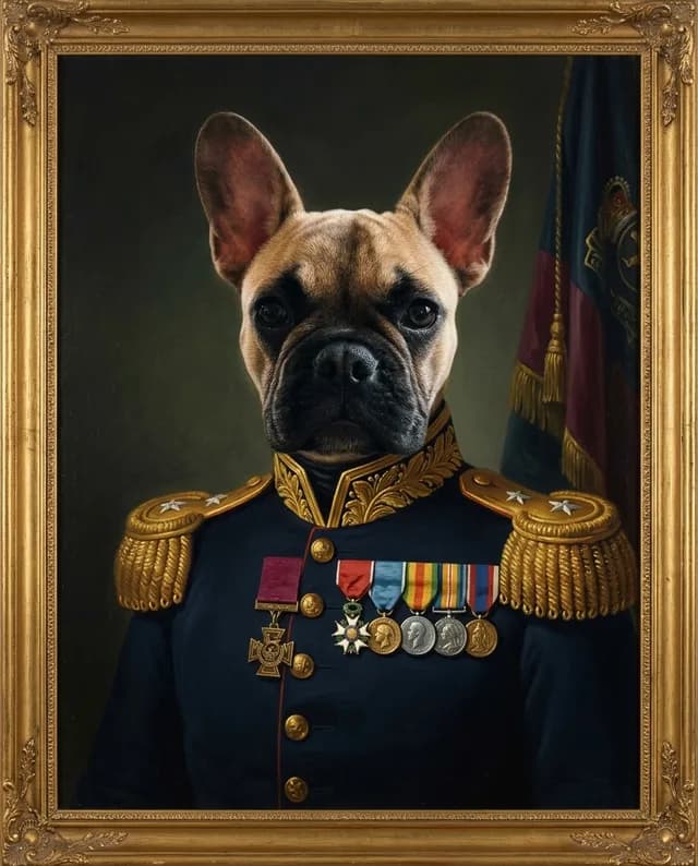 Service and Honor style example portrait